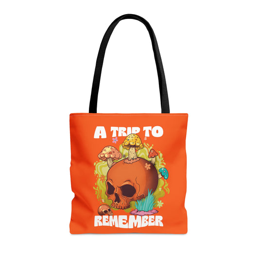 A Trip To Remember Orange Tote Bag